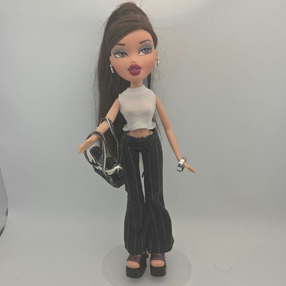 Vintage 2005 Bratz Head Gamez Jade 1st Edition Doll Redressed